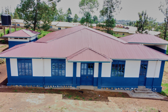 Gebäude der Frauenklinik in Bunia