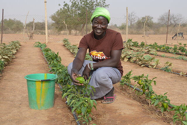 Gemüseanbau in Burkina Faso gegen Mangelernährung
